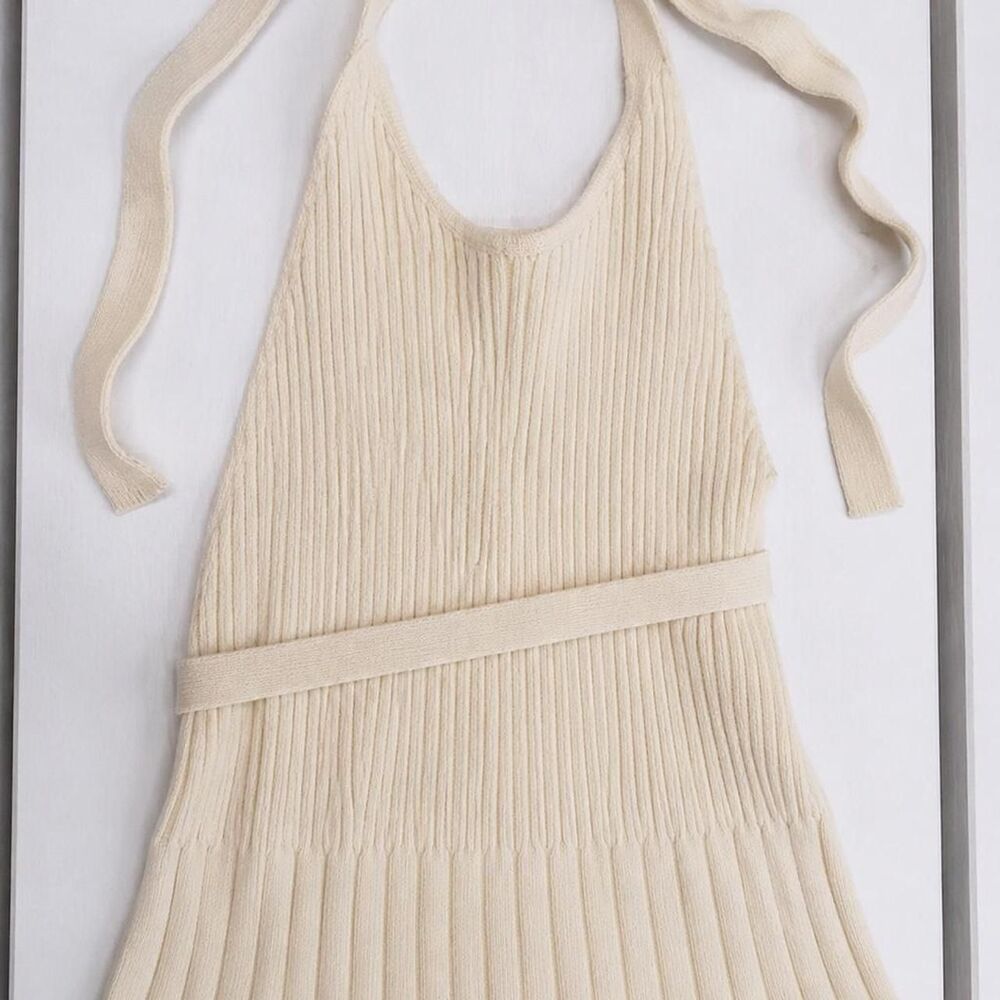 Princess-polly Women's Cream and Yellow Dress
